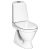 Golvstående WC Gustavsberg Nautic 1500 Hygienic Flush för Limning Hårdsits/Mjukstängande